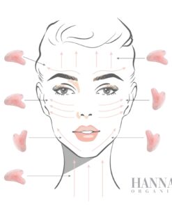 Alternative view of Rose Quartz Gua Sha HANNA ORGANIC