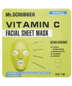 Vitamin C Facial Sheet Mask Mr.SCRUBBER