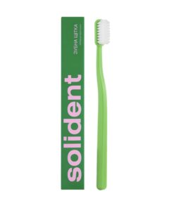SOLIDENT Green Medium Toothbrush by Mr.SCRUBBER