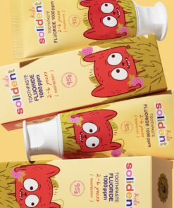 Alternative view of SOLIDENT Kids Toothpaste Fluoride 1000 ppm 2-6 years Raspberry